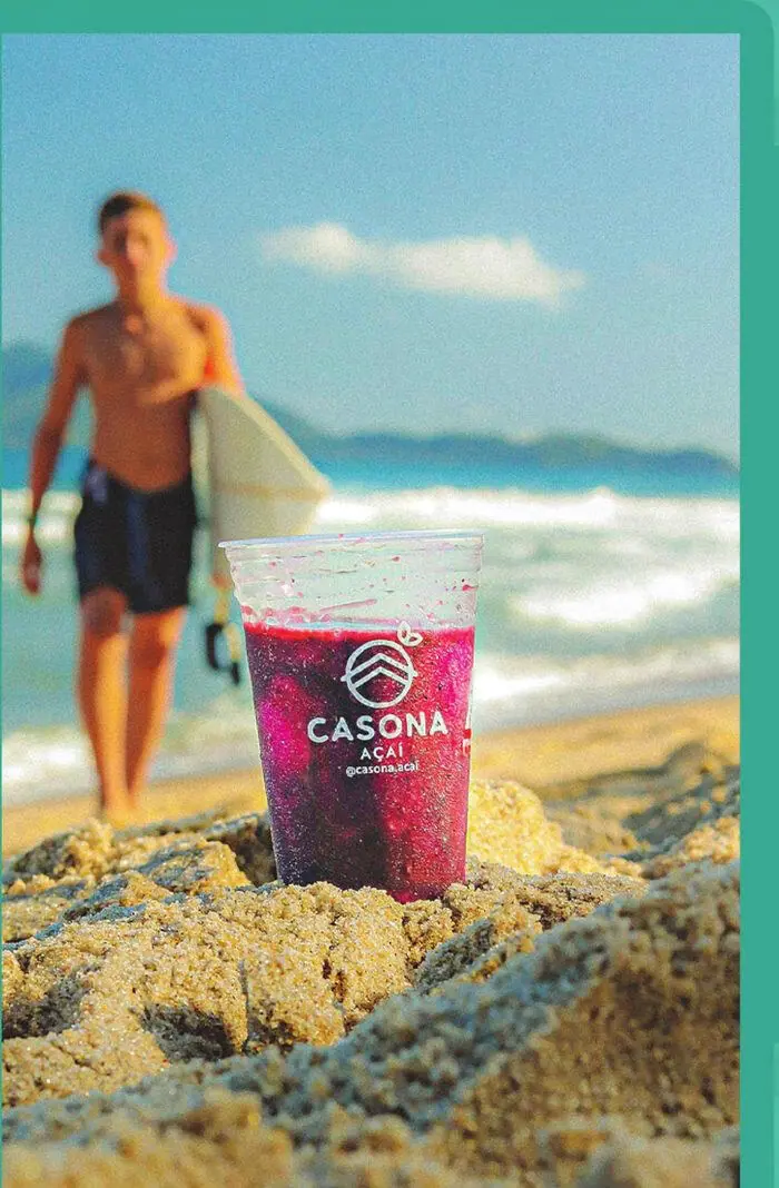 Açaí Casona na praia